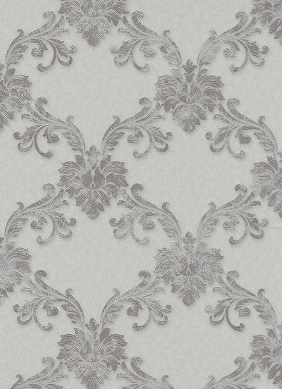 product image of sample etienne ornamental trellis wallpaper in taupe design by bd wall 1 535