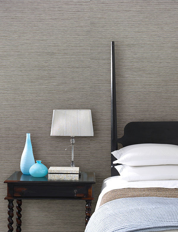 media image for Eva Grey Paper Weave Wallpaper from the Jade Collection by Brewster Home Fashions 268