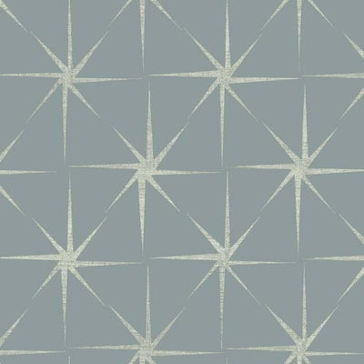 product image of sample evening star wallpaper in blue from the grandmillennial collection by york wallcoverings 1 596