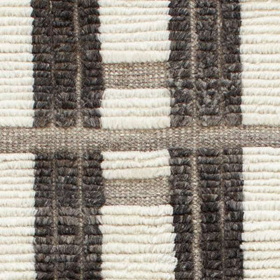 product image for everett ivory grey hand knotted wool rug by dash albert da1845 912 3 58