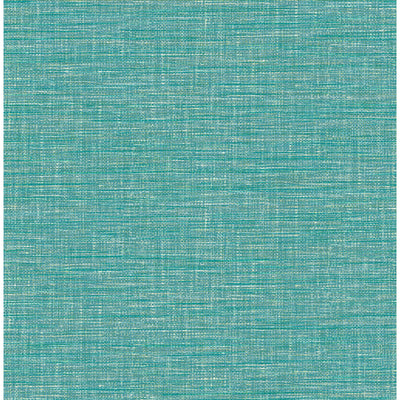 product image of Exhale Woven Texture Wallpaper in Turquoise from the Pacifica Collection by Brewster Home Fashions 54