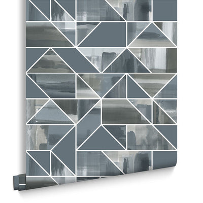 product image for Expression Geo Wallpaper in Petrol from the Exclusives Collection by Graham & Brown 26