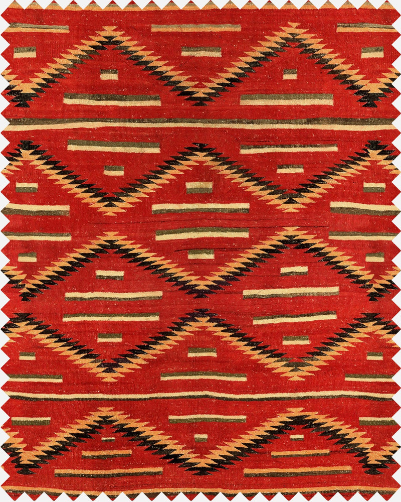 media image for Eyedazzler Navajo Linen Fabric in Red by Mind the Gap 263