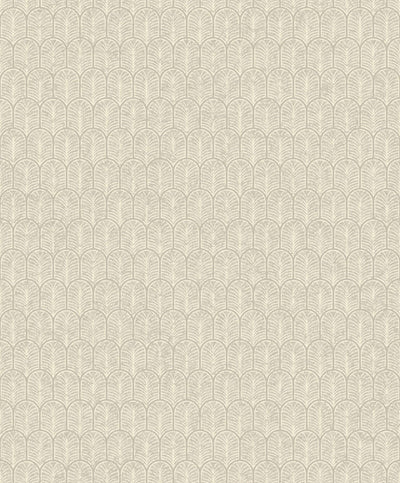 product image for Geo Arch Art Deco Wallpaper in Beige 94