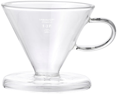 product image for glass coffee dripper set design by puebco 9 6