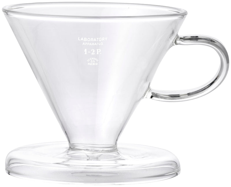 media image for glass coffee dripper set design by puebco 9 286