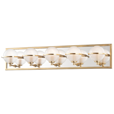 product image for hudson valley axiom 5 light bath bracket 1 34
