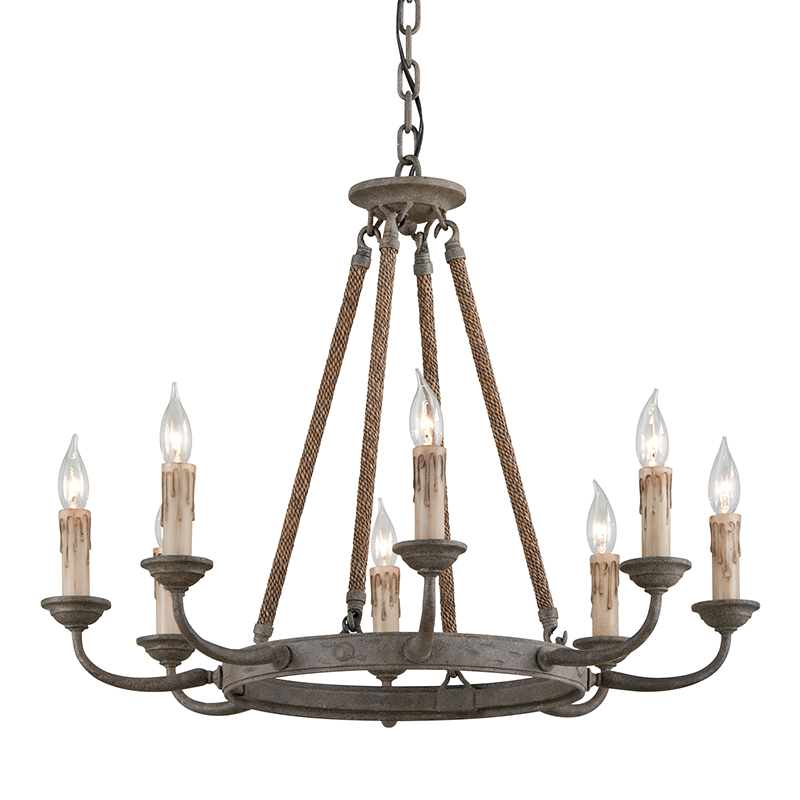 media image for cyrano 8lt chandelier by troy lighting 1 228