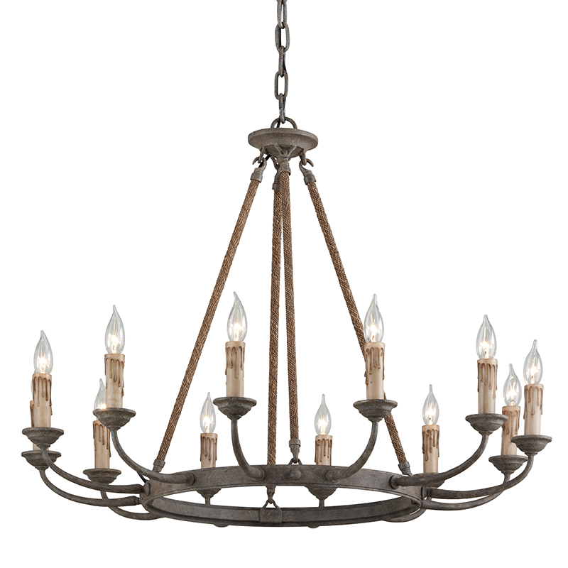 media image for cyrano 12lt chandelier by troy lighting 1 246
