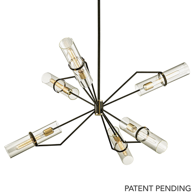 product image for raef 6lt chandelier by troy lighting 2 1 73