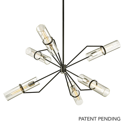 product image for raef 6lt chandelier by troy lighting 2 2 54