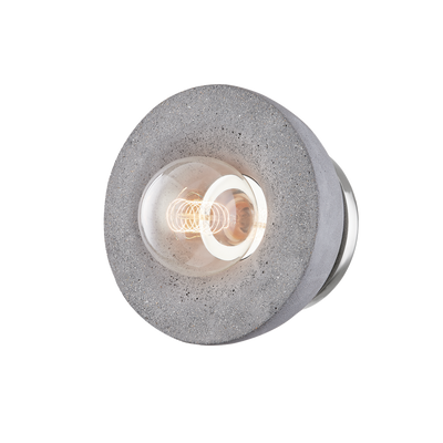 product image for poppy 1 light flush mount by mitzi h400501 agb 4 85
