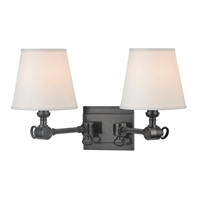 product image for hudson valley hillsdale 2 light wall sconce 3 8