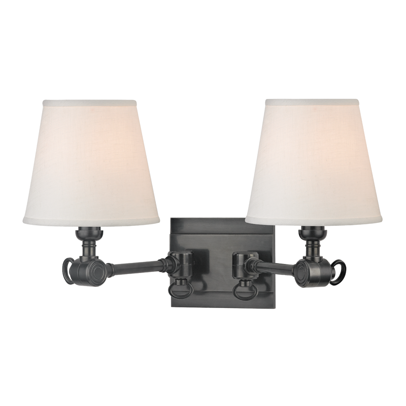 media image for hudson valley hillsdale 2 light wall sconce 3 245