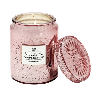 product image for sparkling rose large jar candle 1 92