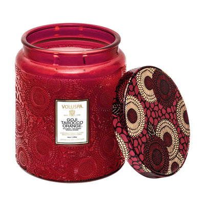 product image for goji tarocco orange luxe jar candle 1 75