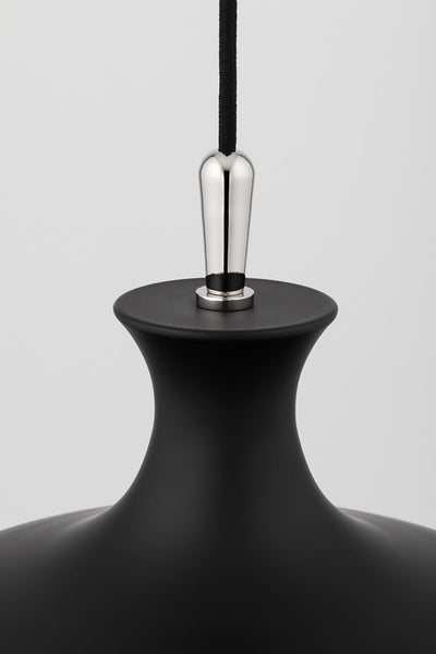 product image for cassidy 1 light small pendant by mitzi h421701s agb wh 3 90