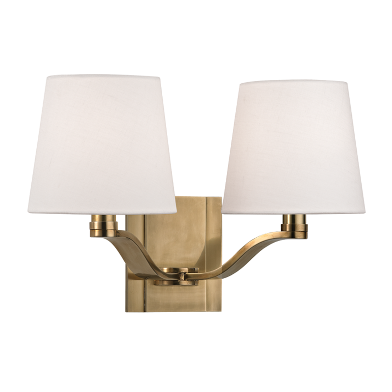 media image for hudson valley clayton 2 light wall sconce 1 224