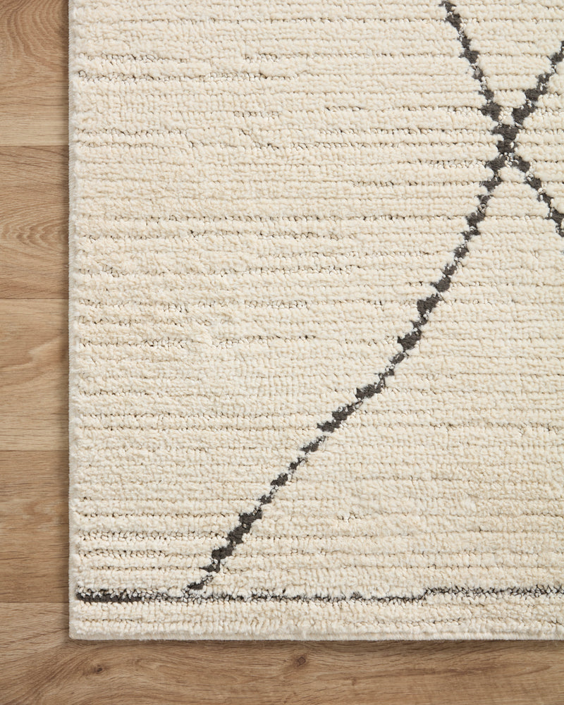 media image for Fabian Transitional Ivory/Charcoal Rug 260