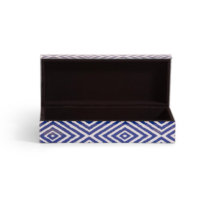 product image for blue diamond design hinged covered box 2 2