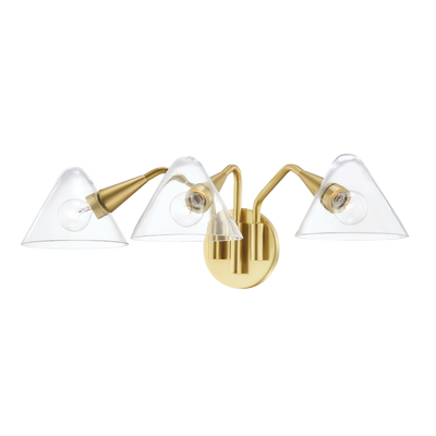 product image for isabella 3 light wall sconce by mitzi h327103 agb 2 35