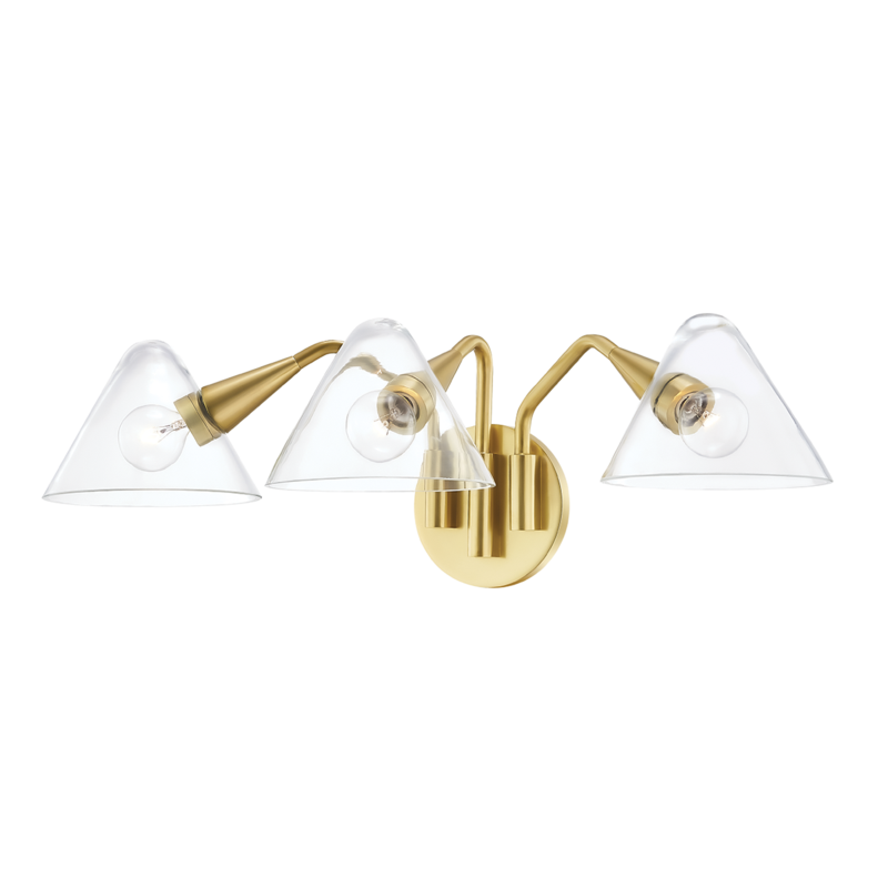 media image for isabella 3 light wall sconce by mitzi h327103 agb 2 255