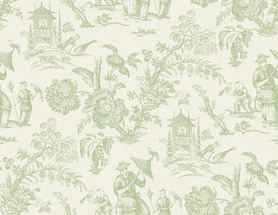 product image of Colette Chinoiserie Wallpaper in Herb 562