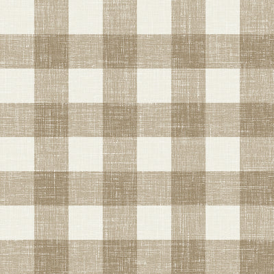 product image of Bebe Gingham Wallpaper in Driftwood 527