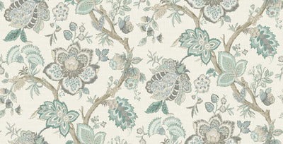 product image of Bernadette Linen Fabric in Summer Sky & French Blue 543