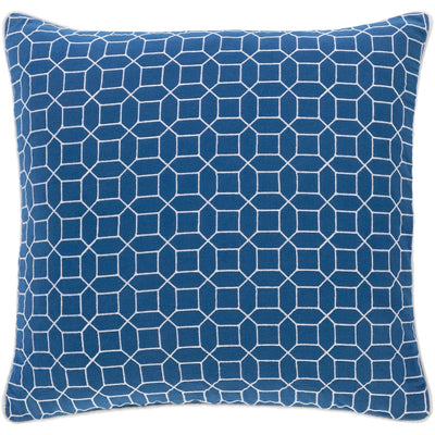 product image of Fenna FEN-002 Woven Pillow in Sky Blue & White by Surya 551