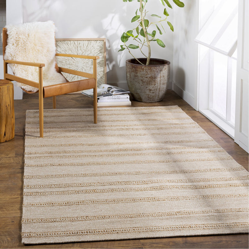 media image for Fiji FJI-8001 Hand Woven Rug in Ivory & Wheat by Surya 254
