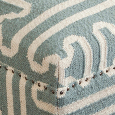 product image for Archive Wool Sage Ottoman Swatch Image 1