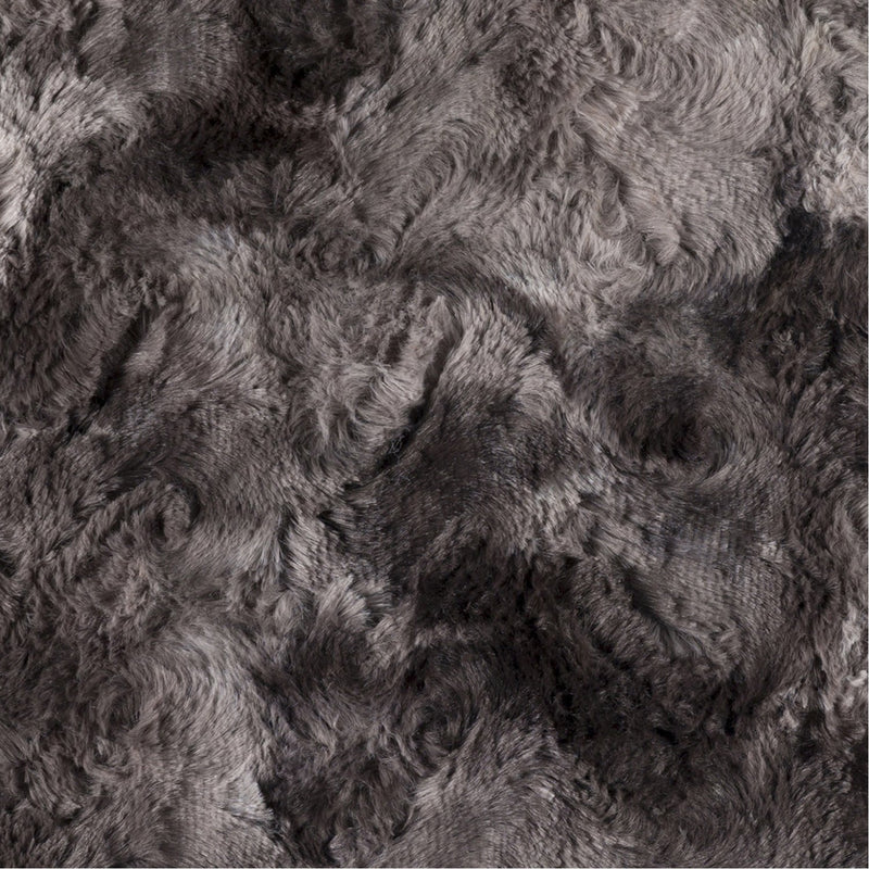 media image for Felina FLA-8000 Faux Fur Throw in Charcoal by Surya 242