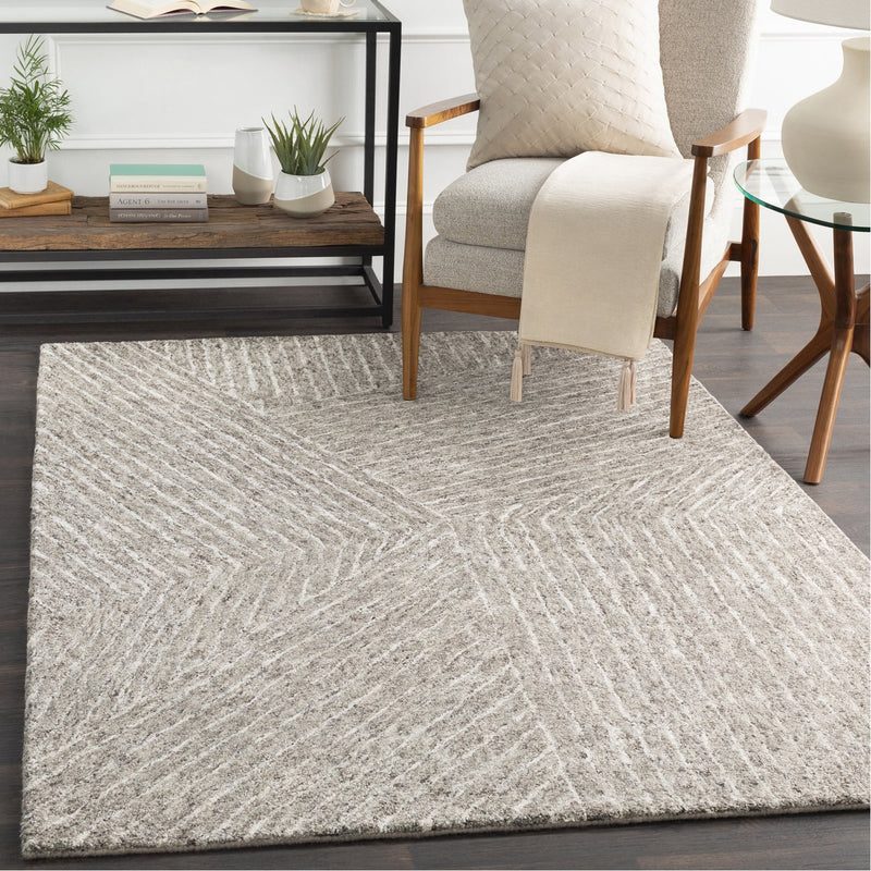 media image for Falcon FLC-8003 Hand Tufted Rug in Camel & White by Surya 288