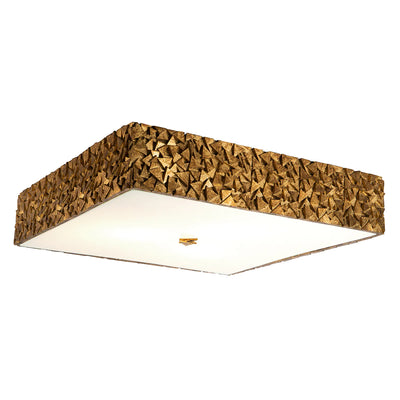 product image for mosaic square 4 light flush mount by lucas mckearn fm1158g sq 20 1 40