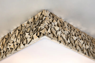 product image for mosaic square 4 light flush mount by lucas mckearn fm1158g sq 20 5 77