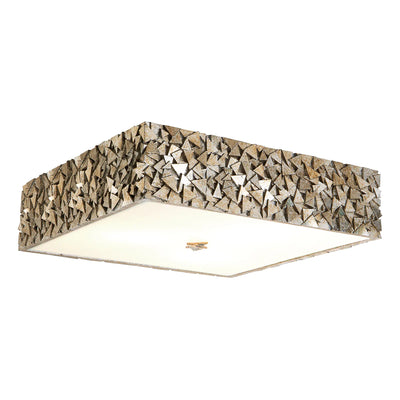 product image for mosaic square 4 light flush mount by lucas mckearn fm1158g sq 20 4 32