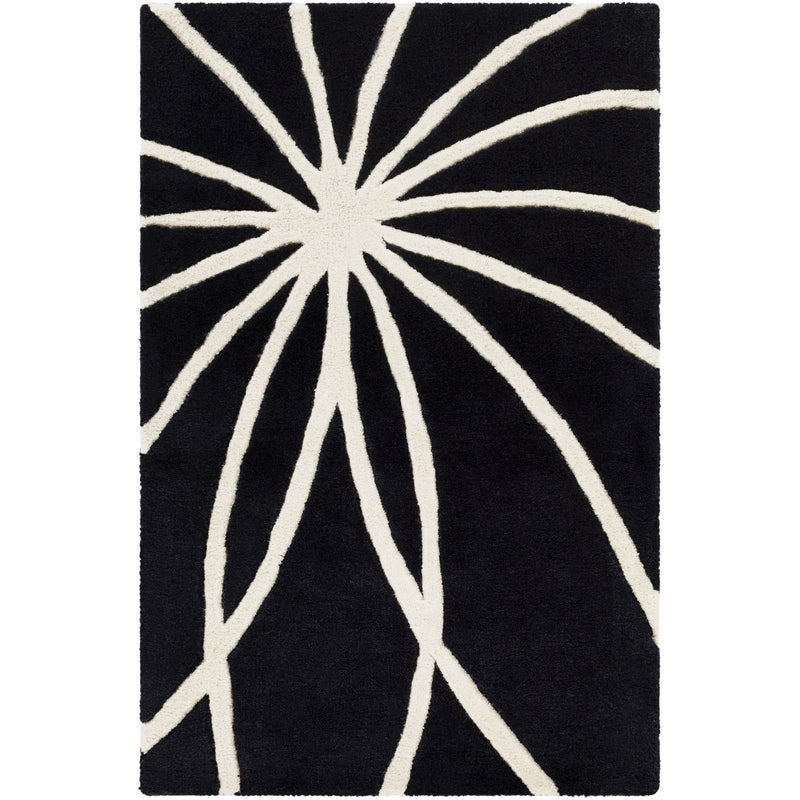 media image for Forum FM-7072 Hand Tufted Rug in Black & Cream by Surya 253