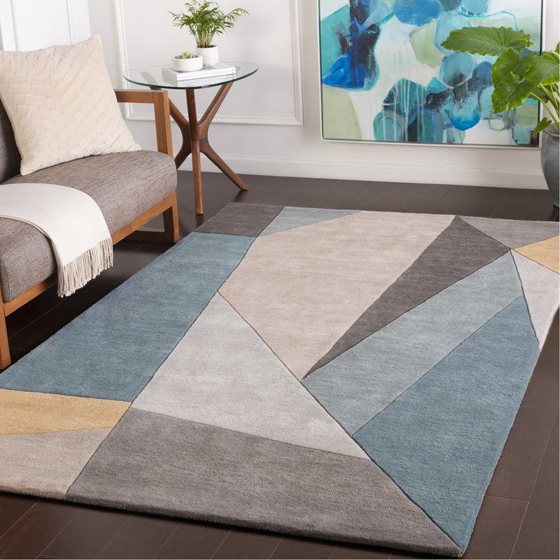 media image for Forum FM-7223 Hand Tufted Rug in Teal & Sage by Surya 259