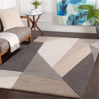 product image for Forum FM-7225 Hand Tufted Rug in Charcoal & Light Gray by Surya 74