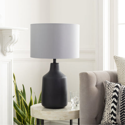 product image for Foreman FMN-300 Table Lamp in Gray Shade & Black Body by Surya 32