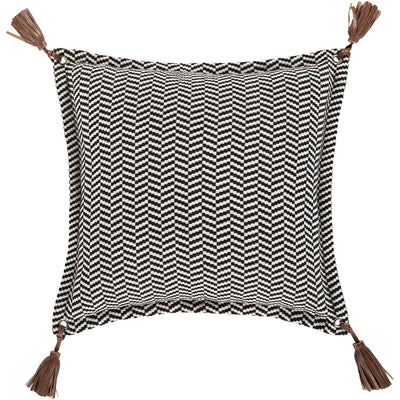product image for Fiona II FNA-003 Woven Pillow in Black & Beige by Surya 82