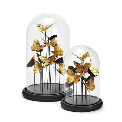 product image of Golden Butterflies In Dome Set Of 2 By Tozai Fng001 S2 1 557