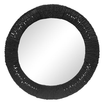 product image of folha black round mirror by selamat fomrro bk 1 583