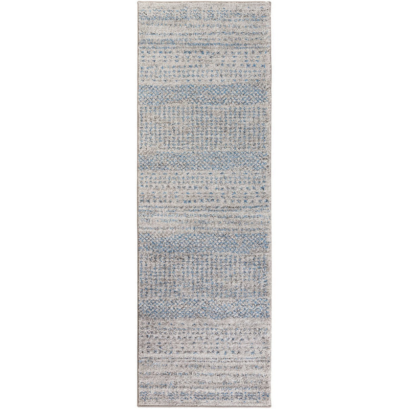 media image for Fowler FOW-1006 Rug in Medium Gray & Bright Blue by Surya 238