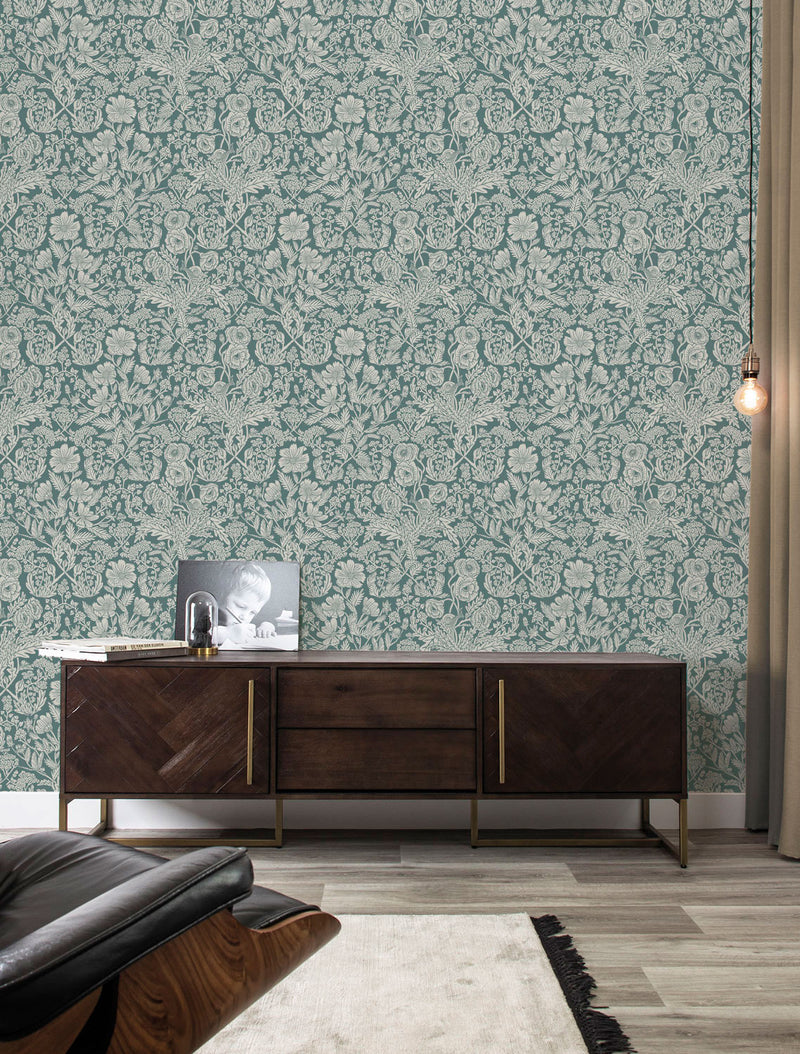 media image for Floor Rieder Blue FR-001 Wallpaper by Kek Amsterdam 29