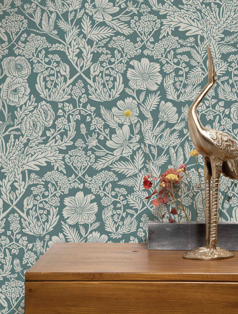 media image for Floor Rieder Blue FR-001 Wallpaper by Kek Amsterdam 256