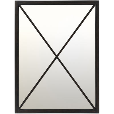 product image for Franklin FRA-001 Rectangular Mirror in Black by Surya 86