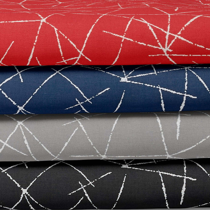 media image for Fracture Fabric in Navy/White 214