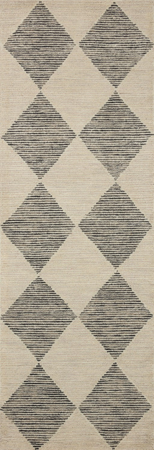 media image for Francis Hooked Beige/Charcoal Rug 295